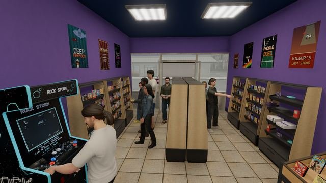 An afternoon with customers